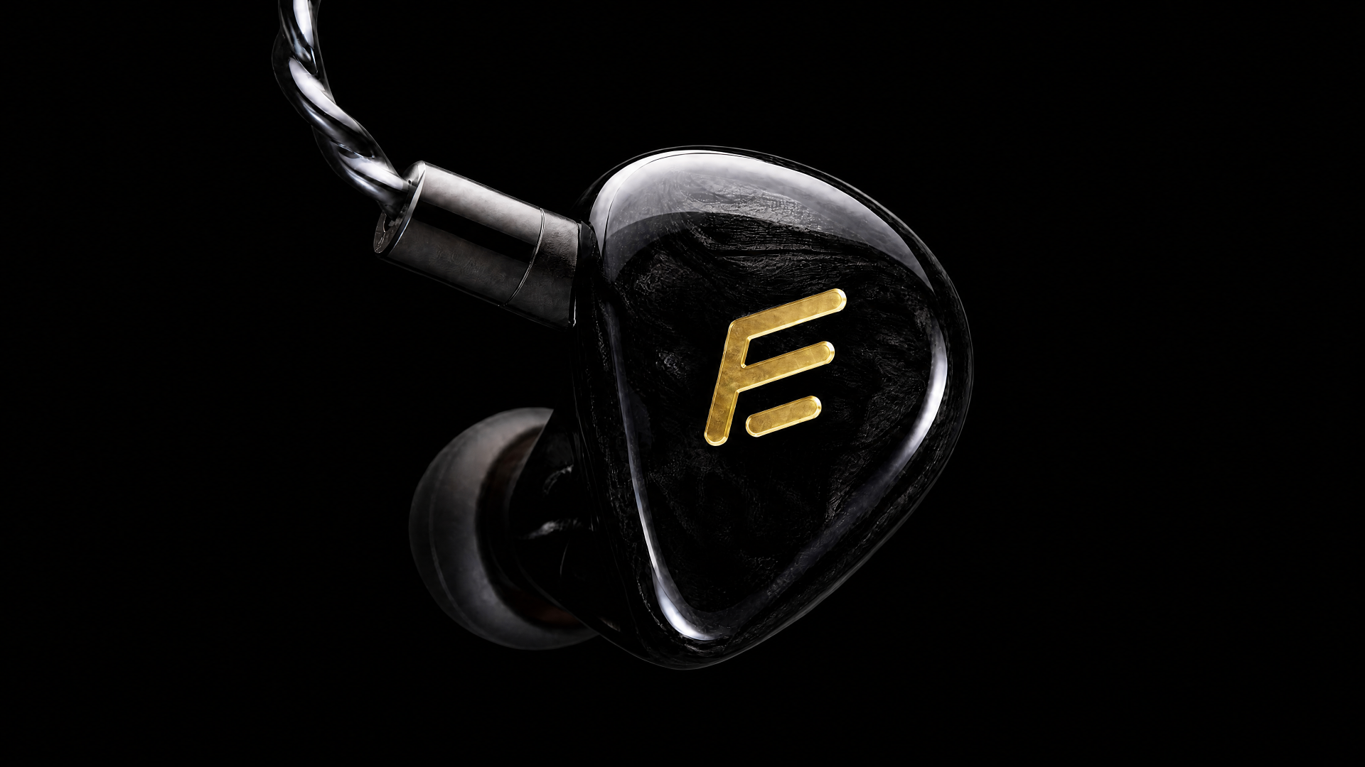 Forma Elyseen Academy FEA01 in black resin finish with gold F logo plate